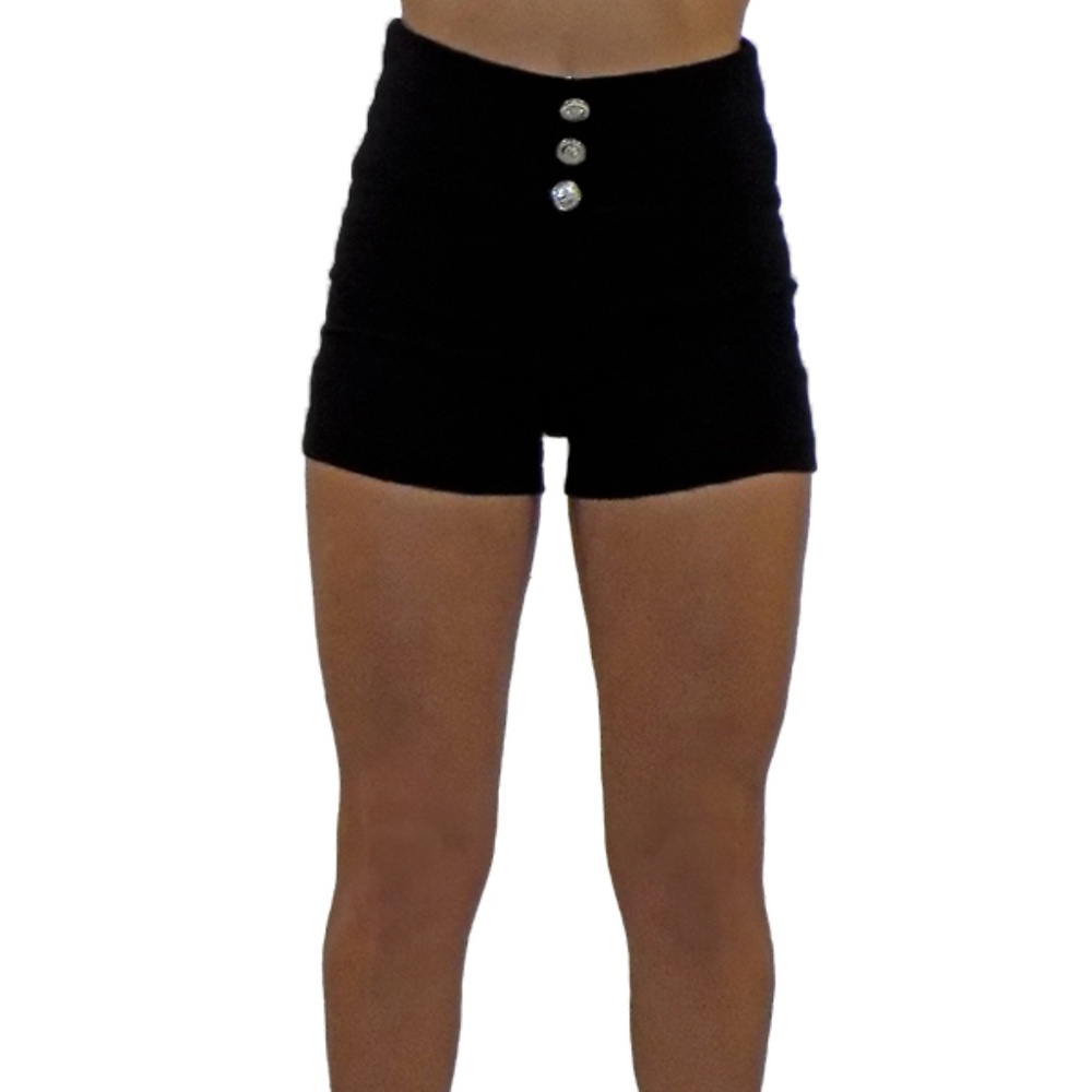 NON DENIM HIGH WAIST SHORTS